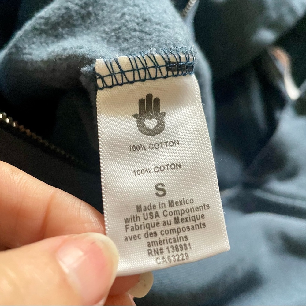 NWT Spiritual Gangster Women's Ibby Oversized Zip Hoodie Orion Blue - Picture 7 of 8